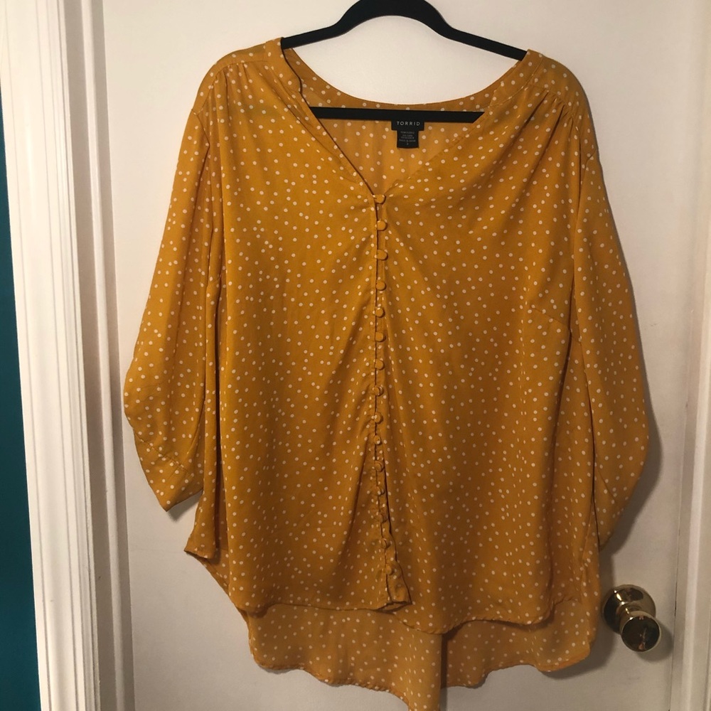 Torrid Polka Dot Shirt